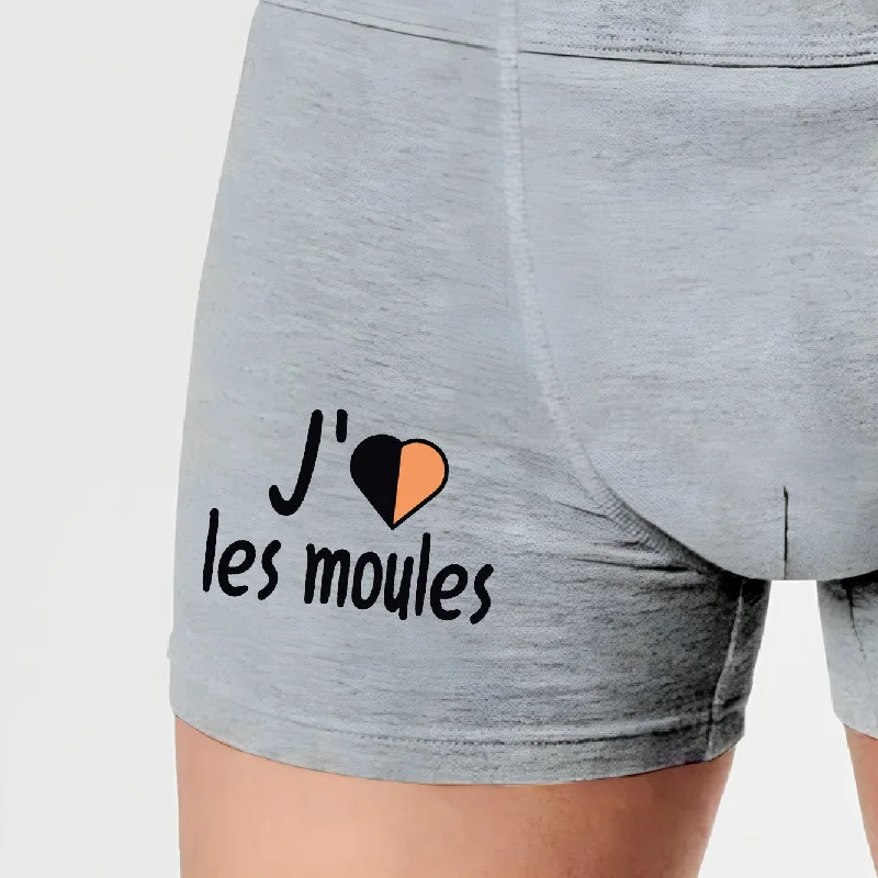 Boxer Homme J'aime les moules