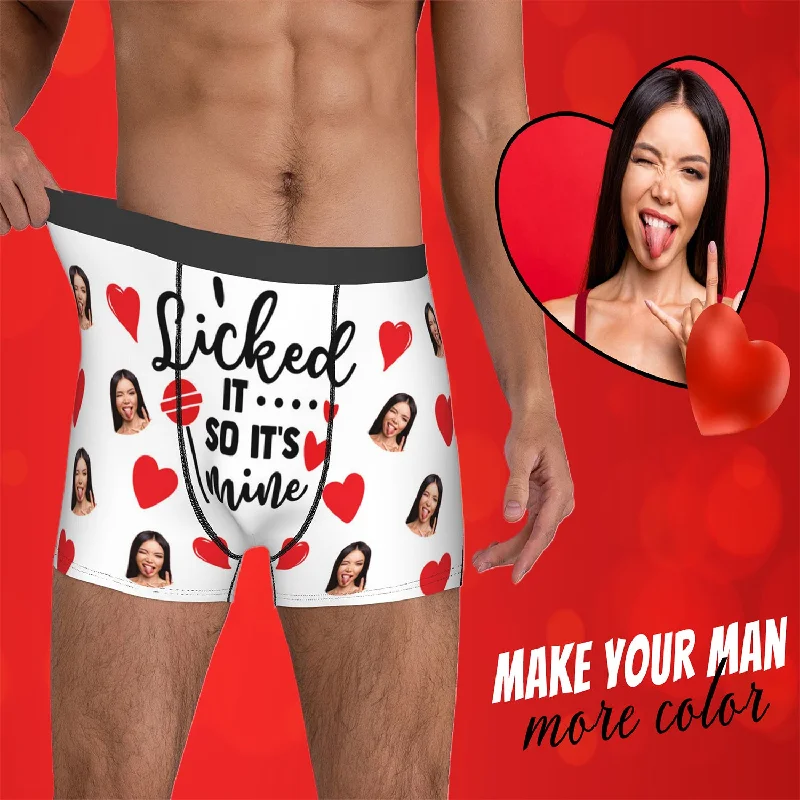 Custom Mens Boxer Briefs with face Personalized Wife's Face Novelty Underpants Gifts for Valentine BF Husband Custom Mens Boxer Briefs with face Personalized Wife's Face Novelty Underpants Gifts for Valentine BF Husband