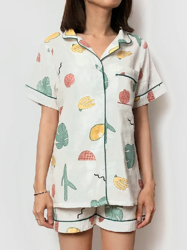 Short Cotton Pajama Set