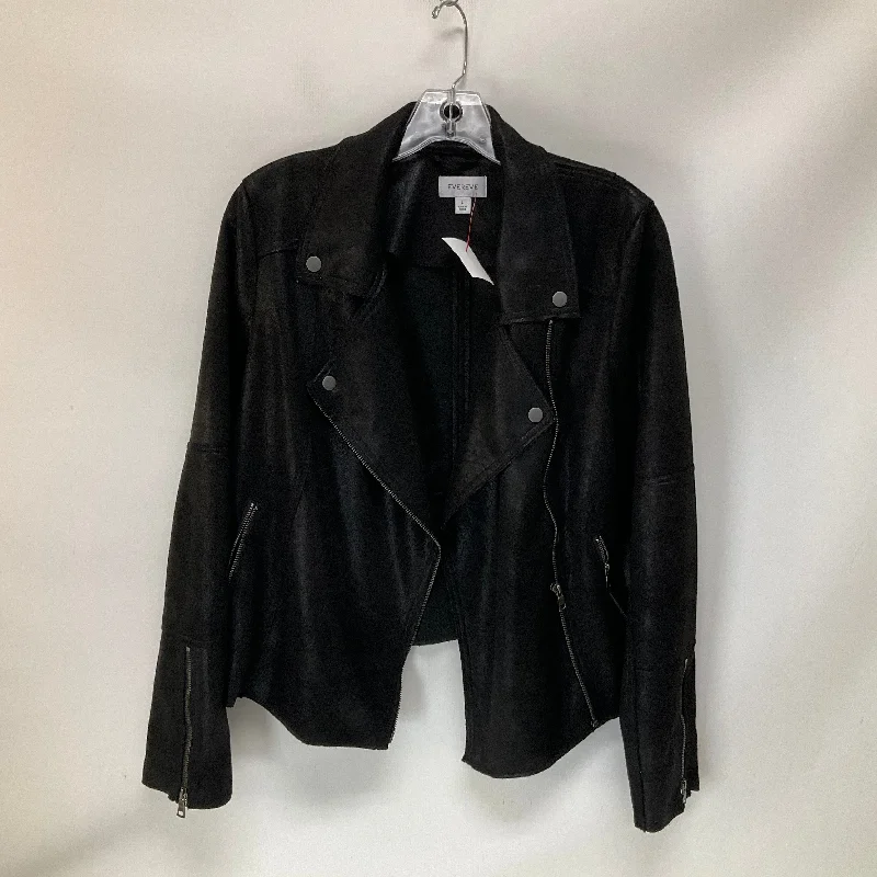 Jacket Moto By Evereve In Black, Size: L